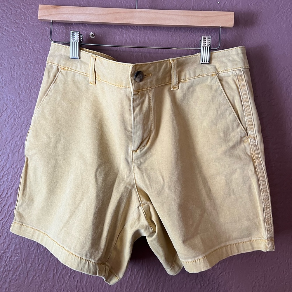 C & C California yellow shorts